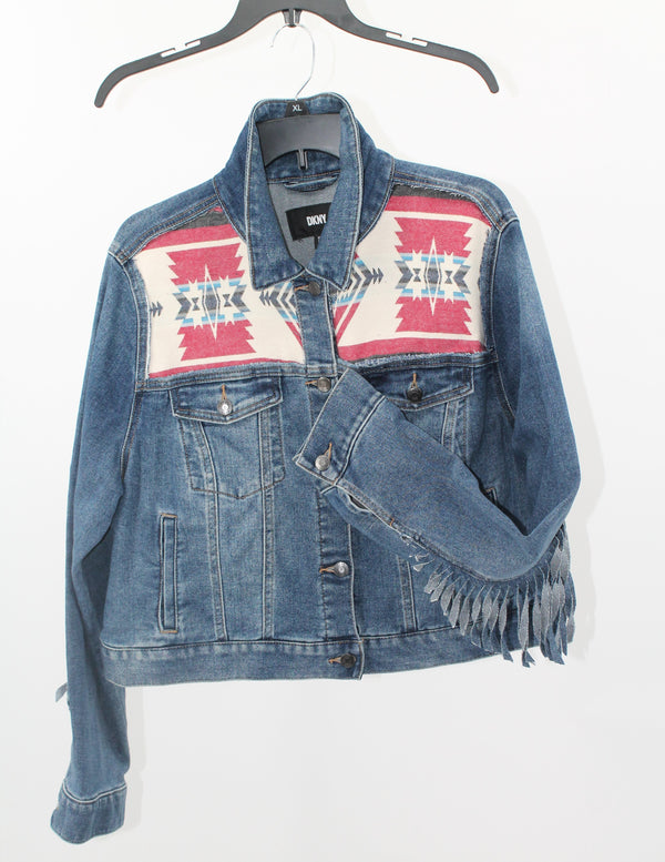 Denim Jackets - customized denim jackets - denim jackets with fringe