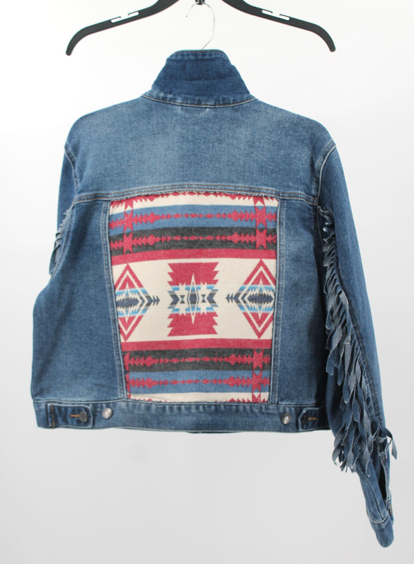 Denim Jackets - customized denim jackets - denim jackets with fringe