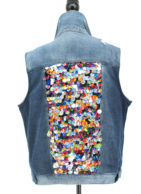 Sleeveless Denim vest